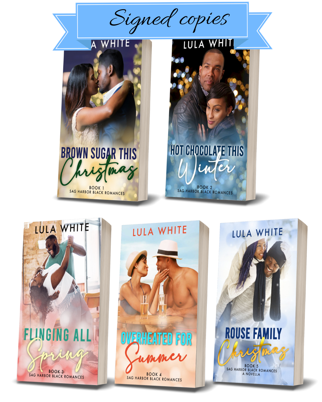 Sag Harbor Black Romances Series Paperback SIGNED Bundle