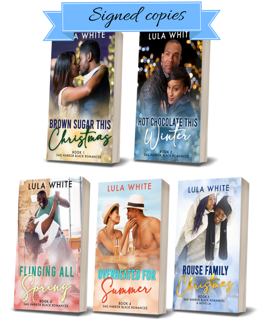 Sag Harbor Black Romances Series Paperback SIGNED Bundle