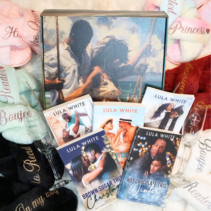 Video of Black romance author Lula White packing a book box